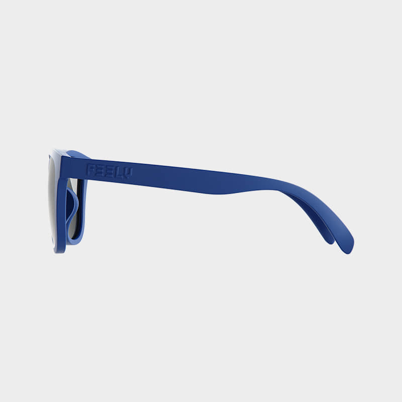 Pilli Neon Pastel Sports Sunglasses L Size (Matte Navy)