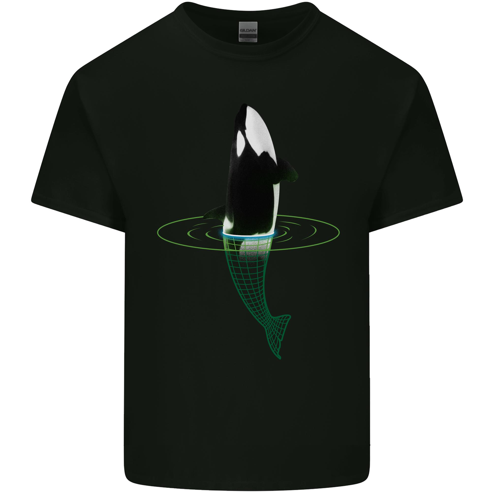 A SCIFI Orca Whale Unisexs Light Cotton TShirt S
