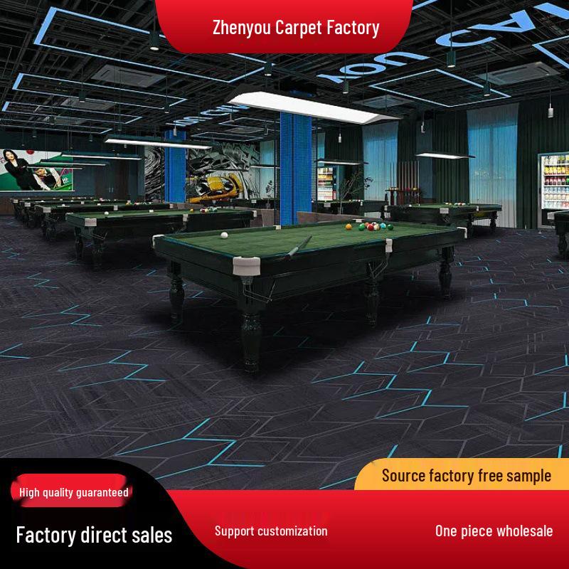 Fire-Resistant, Durable, Colorfast Billiard Room Nylon Carpet 650g
