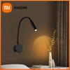 Led Bedside Wall Light Rotatable Flexible Spotlight Living Room Study Reading Lamp Hose Surface Mounted Sconce Night Light 220V