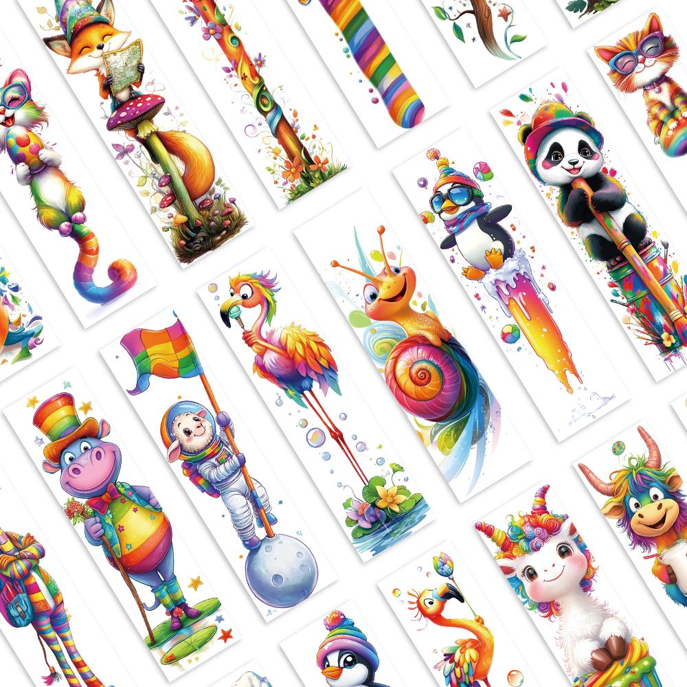 32pcs, Funny Animal Bookmarks, Back to School Season, Christmas, Halloween, Suitable for Teachers, Readers, and Birthday Gifts.