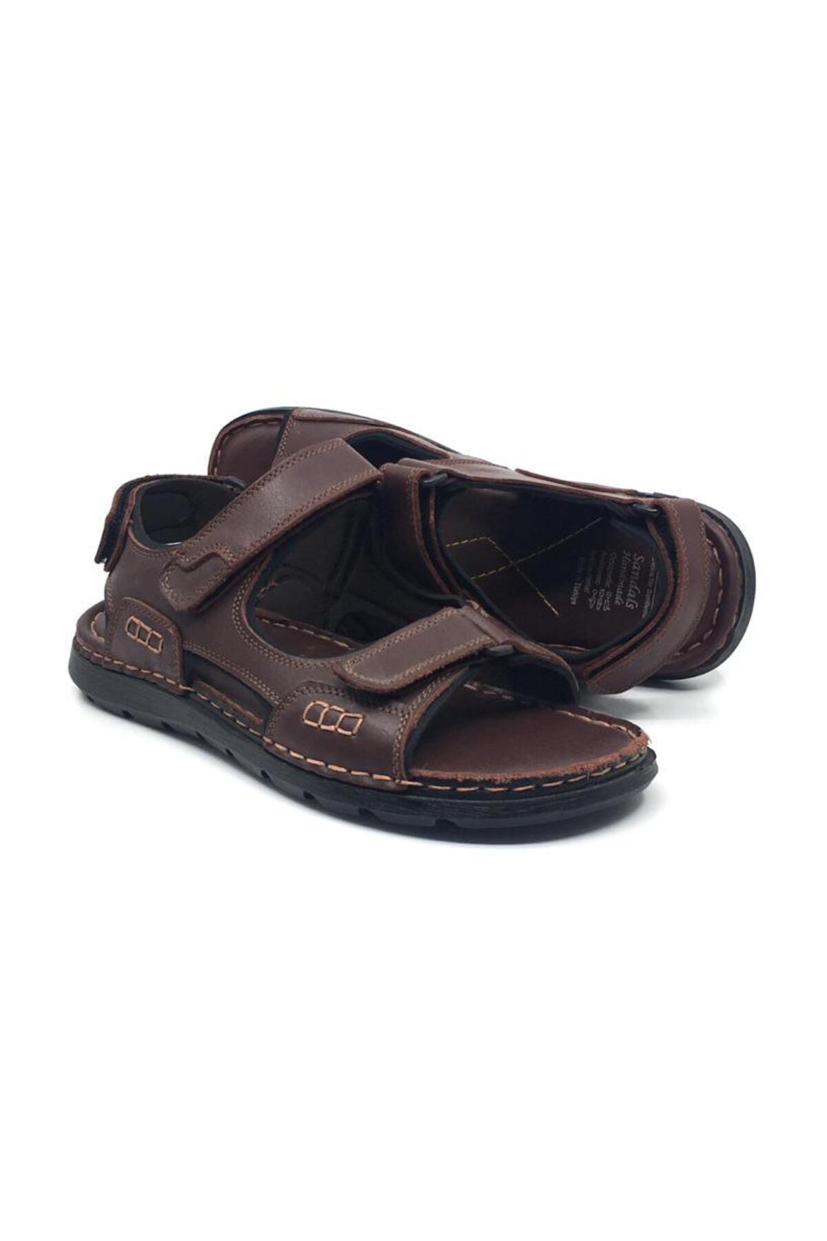 

Ортопедические летние удобные мужские регулируемые легкие сандалии из 100% кожи, тапочки 39-50 39