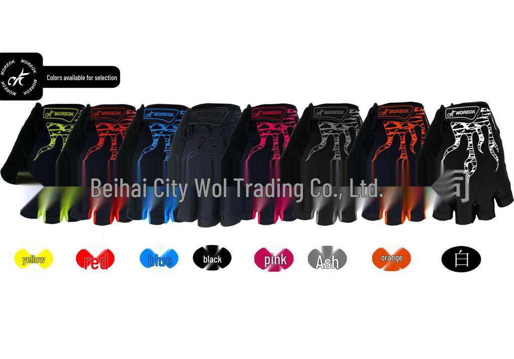 New Mountain Road Bike & Motorcycle Half-Finger Riding Gloves for Outdoor Sports