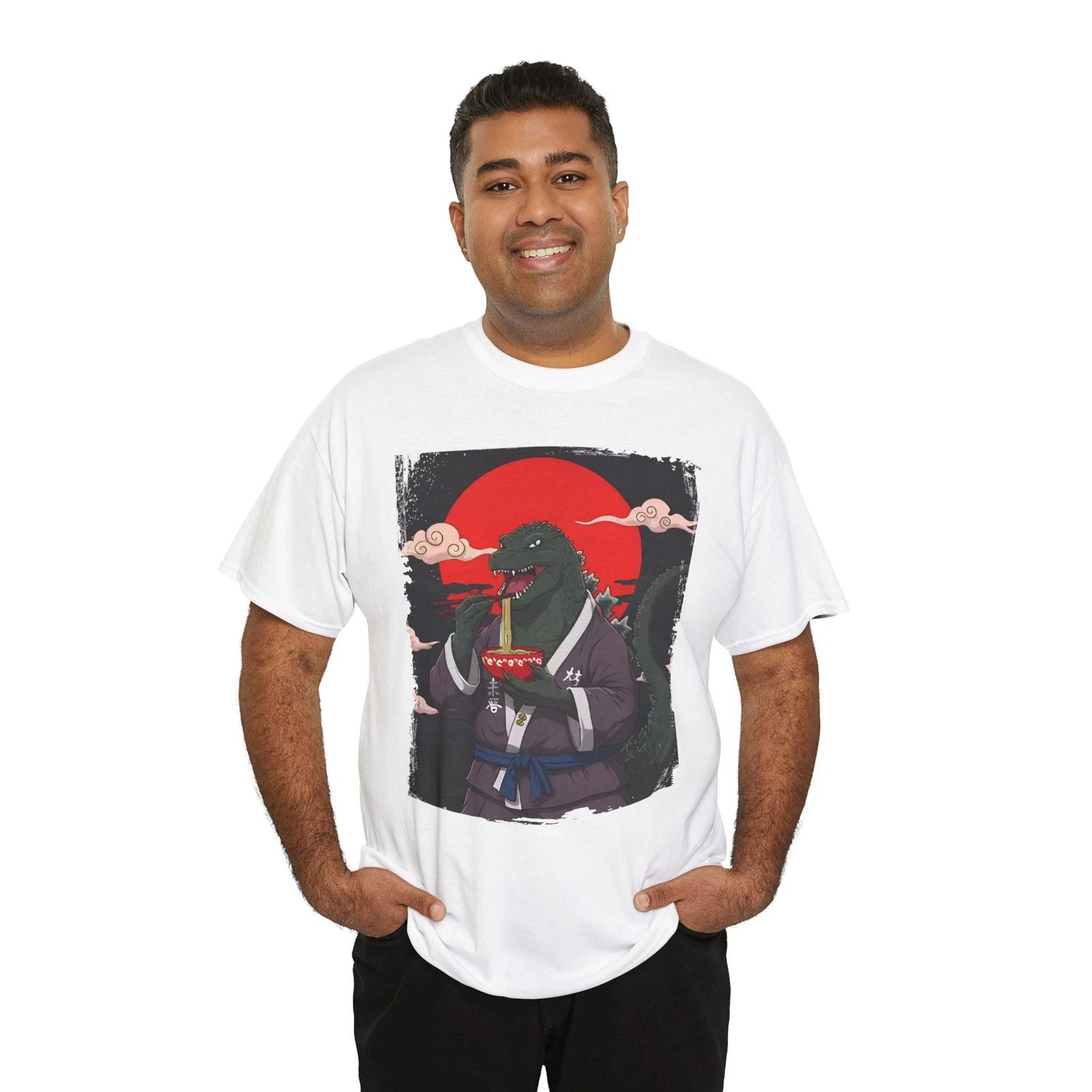 Burning Godzilla T-Shirt | Epic Fire Kaiju Tee | Legendary Monster Shirt M