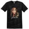 Jennifer Lopez Pop Music Star Portrait T-shirt Art Mural Stylisé Cadeau pour Fan T-shirt