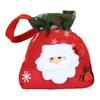 Christmas Gift Bags 3D Snowman Santa Elk Doll Reusable Xmas Burlap Sacks with Handle for Christmas Party Favors Holiday Presents Wrapping