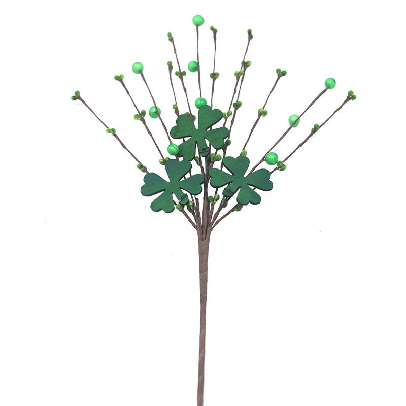 

1 шт. Ветки 40 см Растение Сделай сам Букет День Святого Патрика Ирландский Зеленый Трилистник Дерево Ирландия Фестивальные Украшения Черенки Стебли