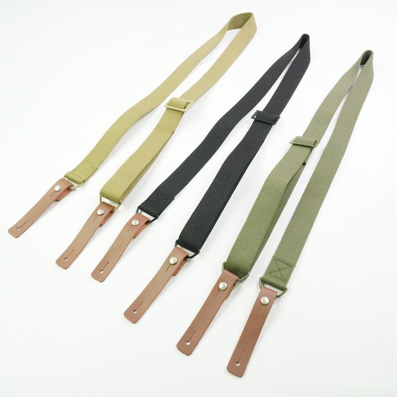 

AK Water Gel Toy Gun with Leather Belt Strap - Double-Point Outdoor Tactical Nylon Gun Rope Waist Belt 100-135CM зелений