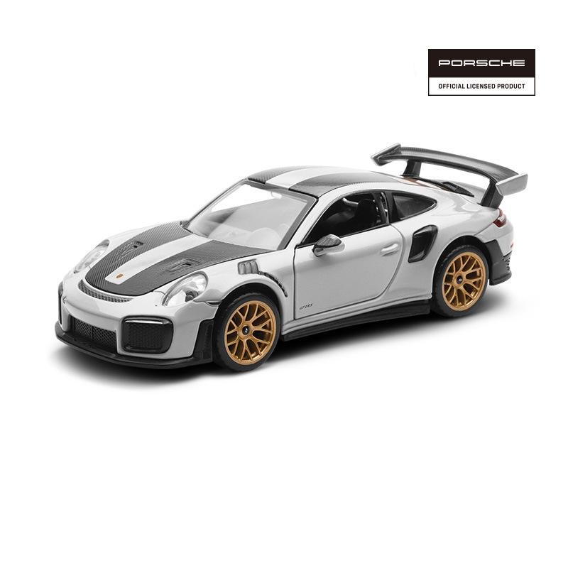 AABKQ1 1:32 Porsche 911 GT2 RS Alloy Sports Car Model Diecasts Metal Racing Car Model Simulation Sound Light Collection Kids Toys Gifts