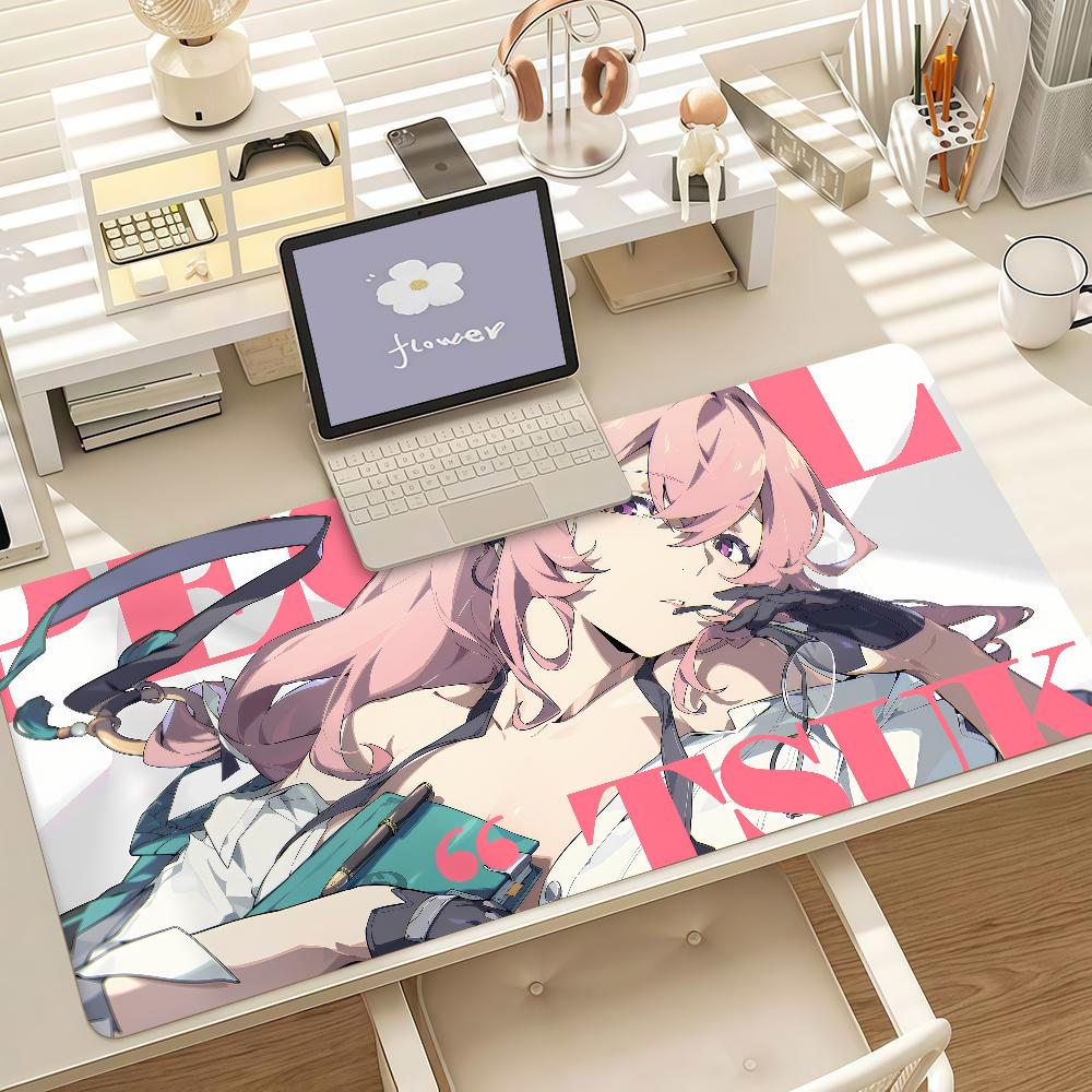 Game Zenless Zone Zero Mouse Pad Anti Slip Rubber Edge Locked Thickened Laptop Gaming Desk Mat
