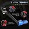 JFG Motorcycle Shift Pedal Change Pedal Honda MSX125 GROM125 Shift Pedal Lever Compatible Pedal Replacement Folding Custom Parts Aluminum (Blue)