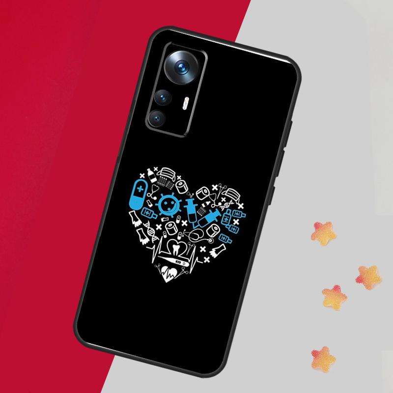 

Nurse Medical Health Heart Case For Xiaomi 14T 11T 12T 13T 15 Pro 13 14 Ultra Cover For POCO F7 F5 F6 X3 X5 X6 X7 Pro POCO X6
