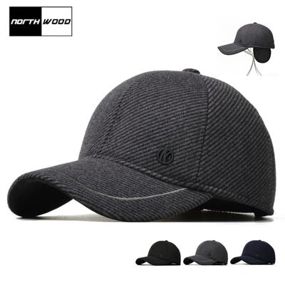 Winter Warme Herren Baseballkappen Plüsch Samt Verdickt Outdoor Winddicht Ohrenschutz Baseballkappe Herren Trucker Hüte