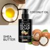 African Black Soap Liquid Clearing Body Wash - Deep Cleansing of Skin Impurities and Contaminants-Evenly Brighten Skin Tone,200g