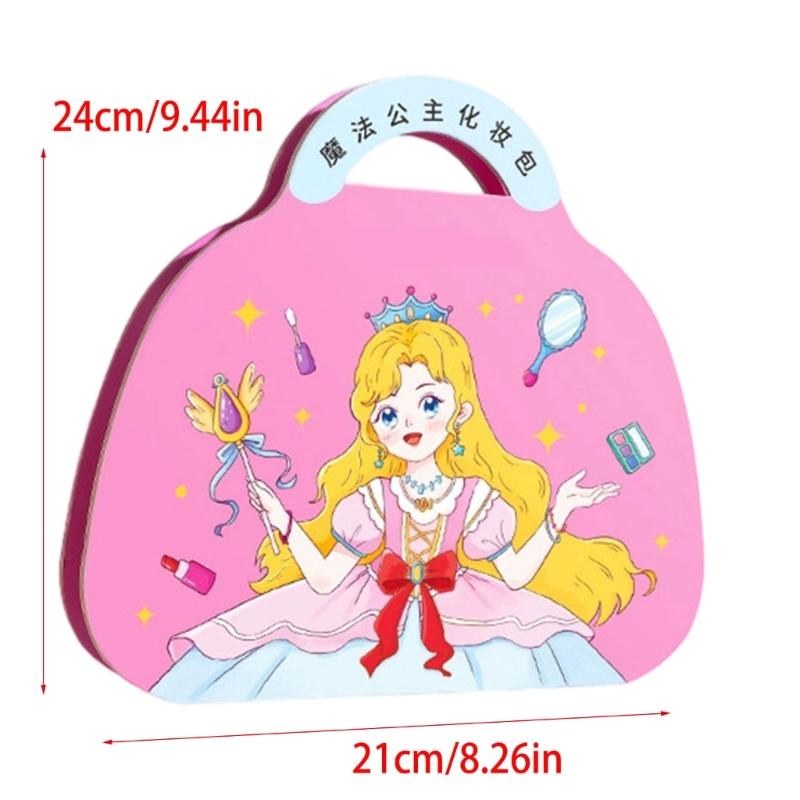 Magical Princess Makeup Sticker Set Cosmetic Toy For Kids Educational Drawing And Coloring Craft Activity Girls Gift