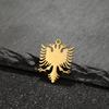 Europäischer & Amerikanischer Albanien Adler Anhänger Halskette - Unisex Edelstahl Schmuckzubehör