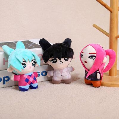 Roztomilý Kreslený Kpop Lovci Démonů Plyšová Klíčenka Kawaii Plyšová Panenka Zvířecí Plyšové Hračky Ozdoby na Batoh Dárky