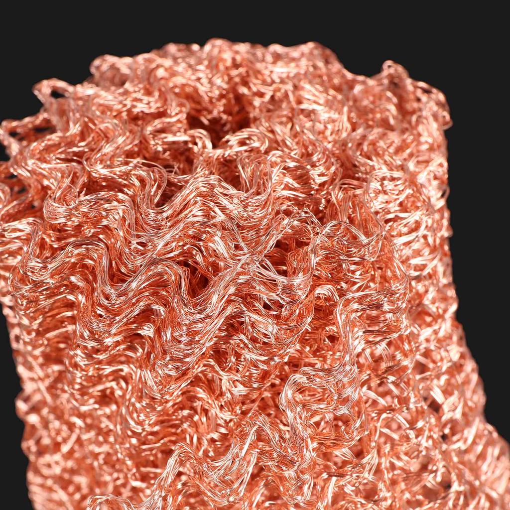 ABWR-Beer Brewing-4 Wires Pure Copper Mesh Woven Filters Sanitary Food Grade For Distillation Moonshine Home Brew Beer 1.5M