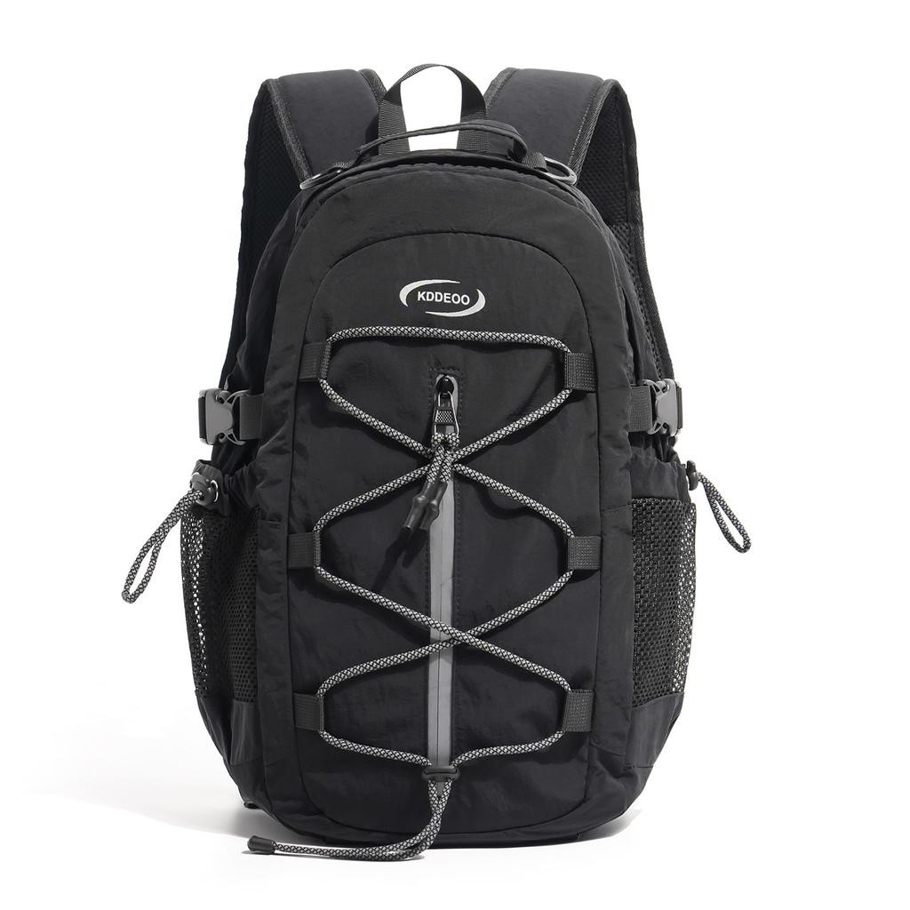 Schoolbag Mountain Style Mist Gray Series Lightweight Hiking Backpack, Couple, Outdoor Travel, Camping, and Lightweight Backpack