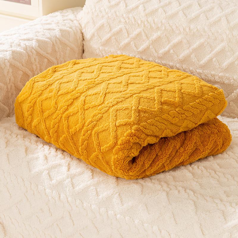 Plush Plain View Four Seasons Universal High-End Sofa All-Inclusive Universal Sofa Cushion Cover Cloth Sofa Towel Slipcover