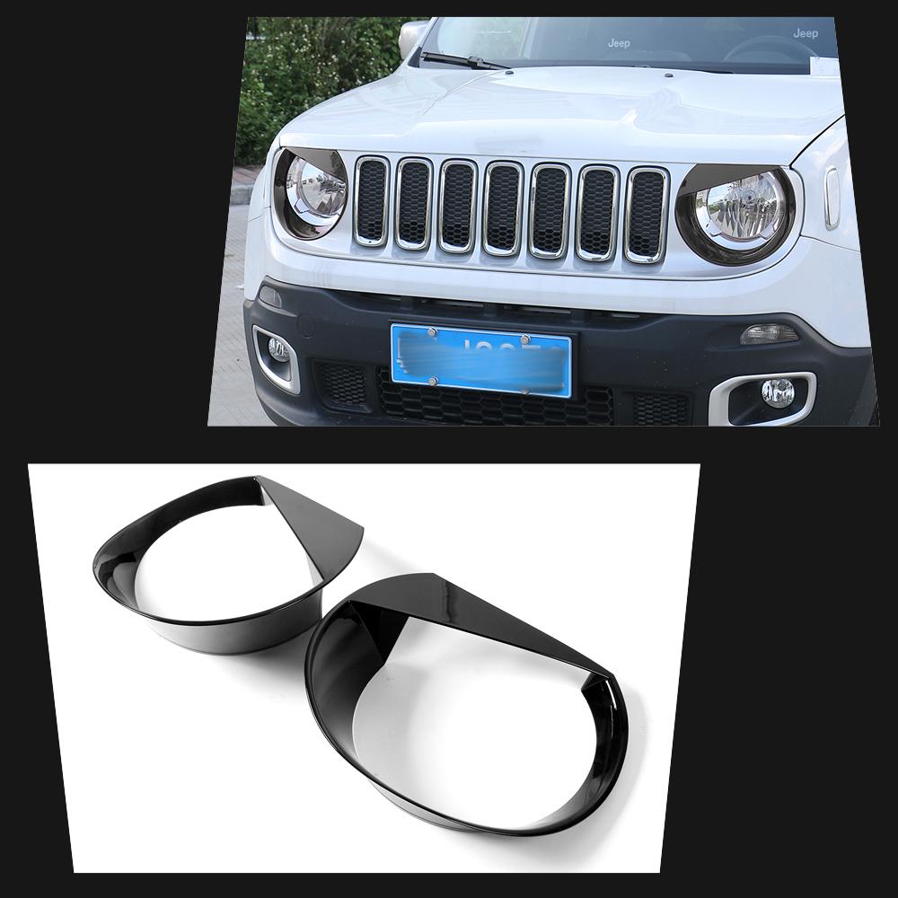 SPANN Cornice Manopola Fari In Lega Di Alluminio Per Jeep Renegade 2016-2019 - Interni Auto