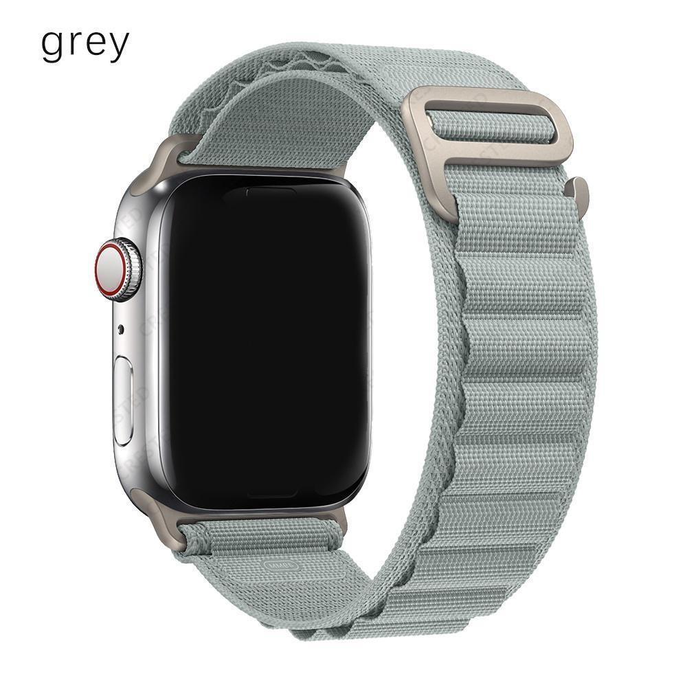 Alpine Loop Band for Apple Watch Ultra 2/Ultra 49mm 45mm 41mm 44mm 40mm 42mm Sport Nylon Outdool Breathable Strap for iWatch Series 9 8 7 SE 6 5 4 3