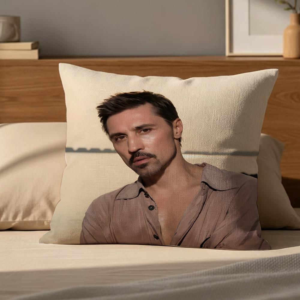 M-Mariano Di Vaio Cushion Cover Cushion Cover Pillowcase, Anti-Mite Invisible Zipper, Linen Sofa Cushion