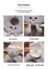 Jelly Wedding Series: Cute Plush Doll with Wedding Cake Bouquet & Diamond Ring Art