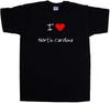 I Love North Carolina T-shirt