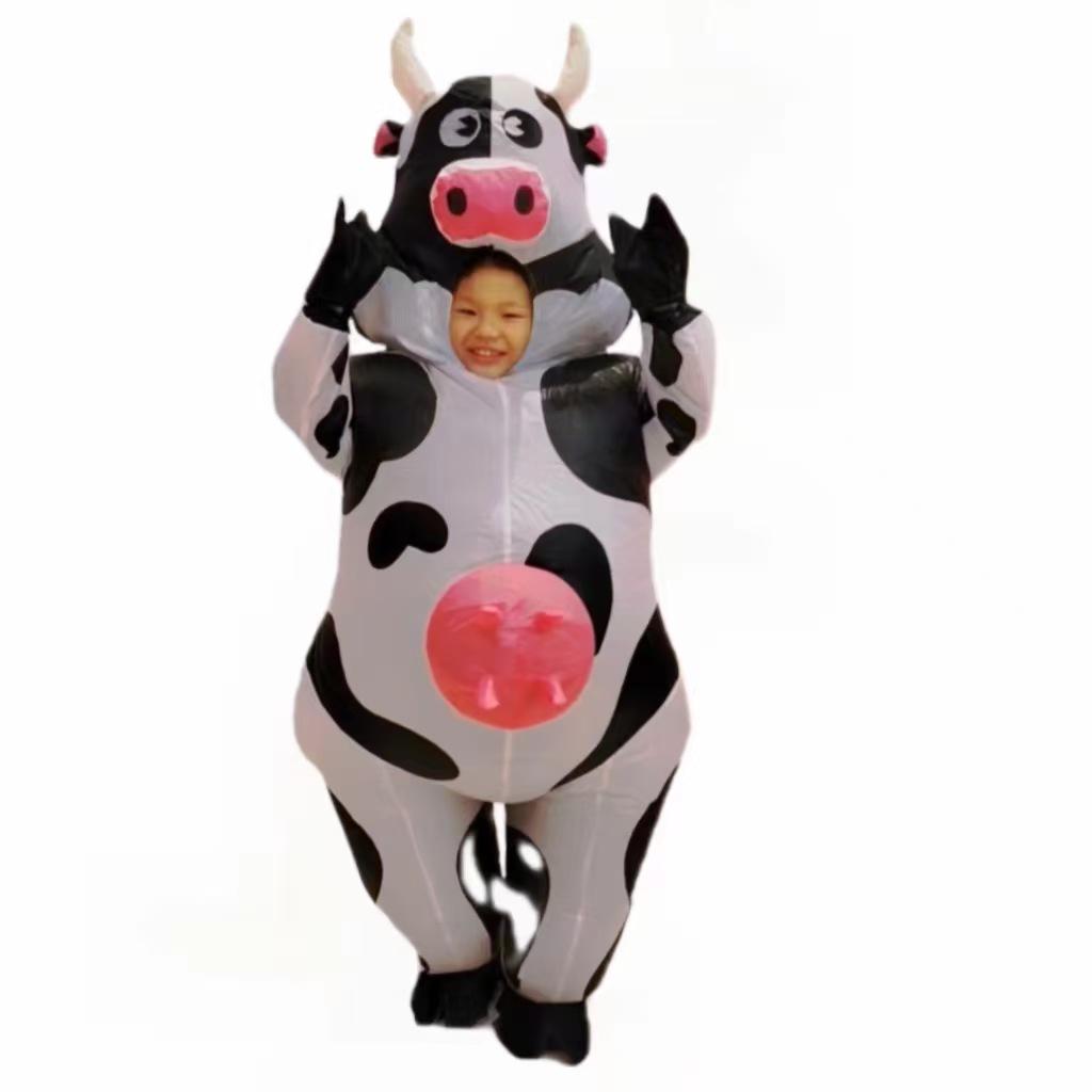 Inflatable Cow Costume for Halloween & Christmas Parties