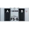 Boss Dual Footswitch FS-6 Guitar Bass Amp Effector Latch, Momentary Toggle Small