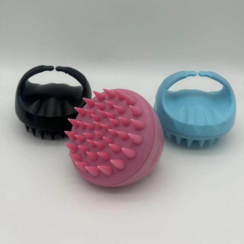 Dual-Use Anti-Slip Shampoo Brush for Wet/Dry Scalp Massage and Soft Hair Care