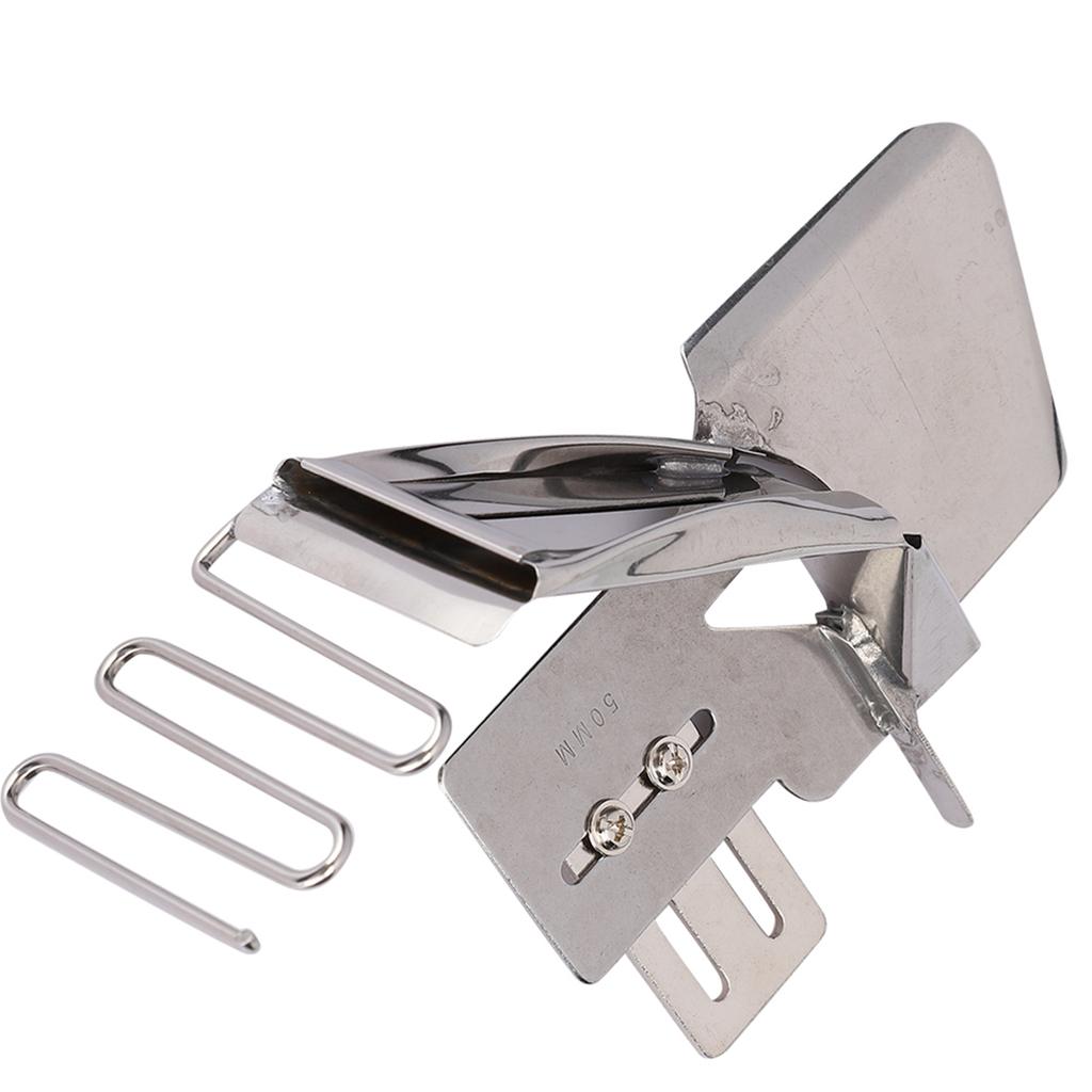 Bandbinder Nähmaschinenzubehör Edelstahl 4 Falten Korrosionsbeständig Langlebig