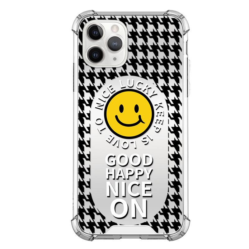 

Чехол Zhitai Chessboard для iPhone 14/Apple 16Pro Mirror Shell и Honor 90/Mate50 с дизайном смайлика Apple 7 Plus/8 Plus