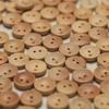 5Pcs Wooden Four-Eye Button Knitted Cardigan Shirt Sleeve Collar Buttons Children'S Clothing Versatile Clothes Decorative Wooden Buttons