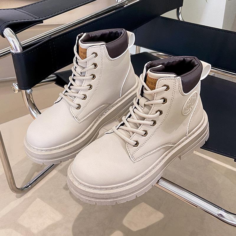 Dicke Sohle Arbeitsstiefel Damen Neue Herbst Leichte Hummel Kann Nicht Treten Stiefeletten