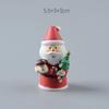 Christmas Tree Santa Claus Trailer Sled Elk Snowman Mini Figures DIY Desktop Home Landscape Decoration Model Toys for Christmas