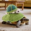 Turtle Sweater Knitted Pet Turtle Outfit Warm Winter Pet Costume with Elastic Strap for Pet Tortoise Turtle Cosplay Party Costume Photo Shoot