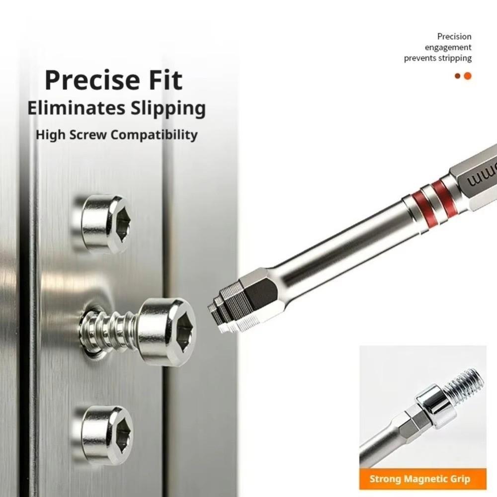 1pc Magnetic Hex Shank Electric Screwdriver Bits Driver Bit for Electric Drills