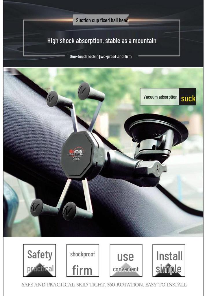 Universal Car Glass Vacuum Suction Cup with 25mm Ball Head Mount