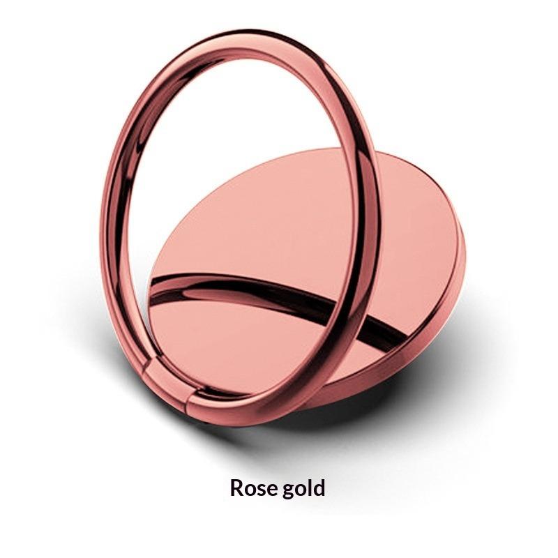 Round Metal Ring Buckle Can Be Rotated 360 Degrees By Magnetic Attraction Ring Bracket, Ultra-thin Mobile Phone Wholesale Magnetic Attraction Rotation