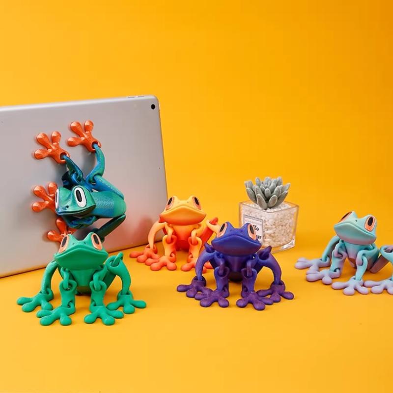 3D Frosch Kühlschrankmagnete - Kreatives Lustiges Variables Design Niedlicher Whiteboard-Aufkleber Dekoratives Zubehör