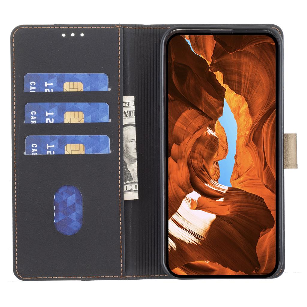 BINFEN COLOR BF33 Pro TECNO Camon 40 Pro 4G Kožené pouzdro Spletená barva Peněženka s RFID blokováním Stojánek Kryt na telefon