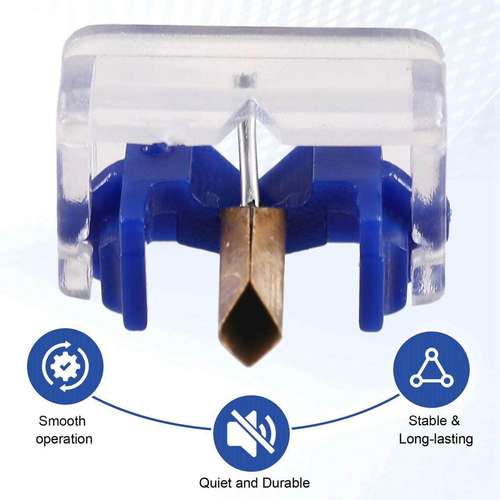 T21C 2X Diamond Replacement Stylus Needle For Shure M44-3 N44-7 M44G M44-7 Fits DUAL M44G,Cartridges LP Phonograph