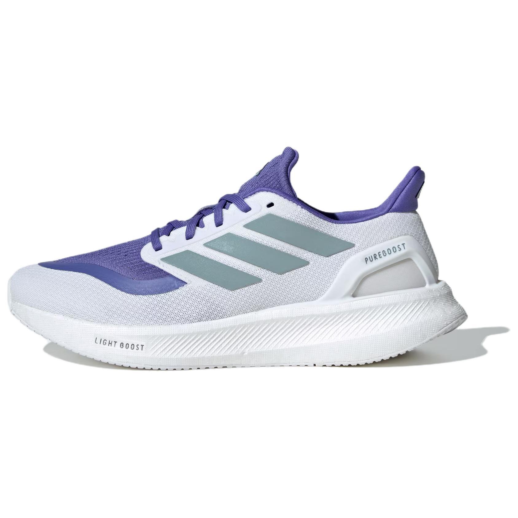 adidas Pureboost 5 White Purple Men s JH7262 EU 40⅔