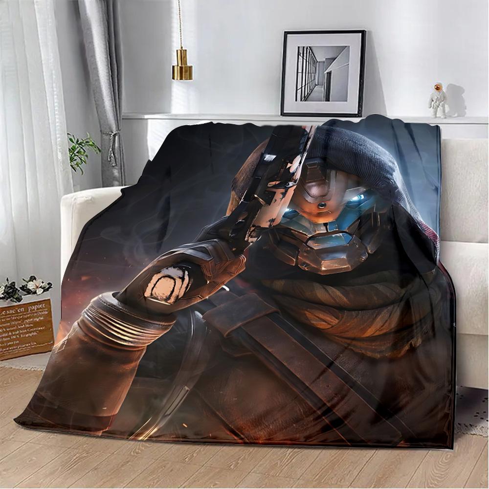 3D Game D-Destiny 2 Printed Blanket Picnic Blankets Warm Blanket Soft and Comfortable Blanket Home Travel Birthday Gift