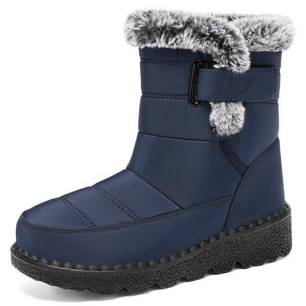 Men Women Winter Boots Ankle Waterproof Women s Trend Shoes Woman Low Heels Botas Mujer Snow Fur Warm Insulation for Cold Weather Conditions 39 4150₽