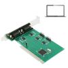 PCIe Serial Parallel Card, PCIExpress To RS232 Port & Printer LPT Adapter for Desktop PC Windows10