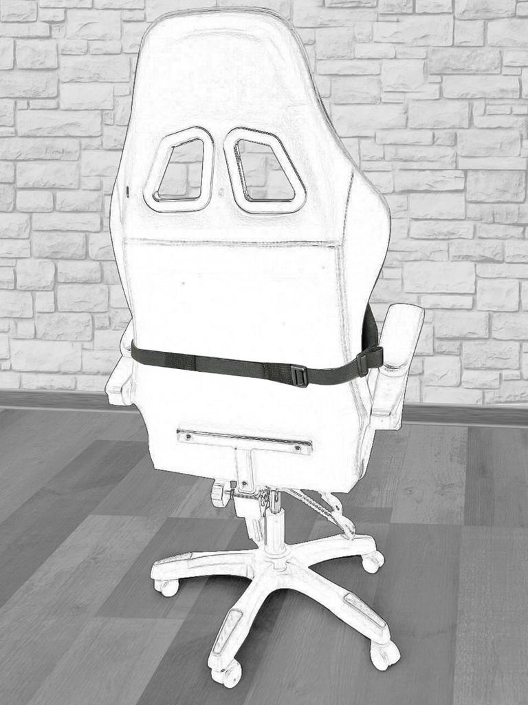 Ekkoseat Poduszka lędźwiowa z nakładką masującą