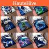 Cartoon Astro Bot Bedding Duvet Cover Pillow Case Set Single Bedroom Double